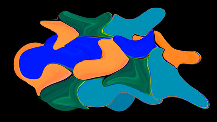 Creative painting colorful abstract on background, Color gradient background design
