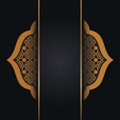 Islamic Template complete with pattern and ornament.