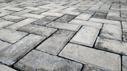 Concrete block arrangement