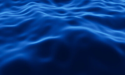 3D abstract Blue water background