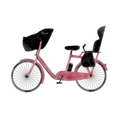 電動アシスト自転車　三人乗り
