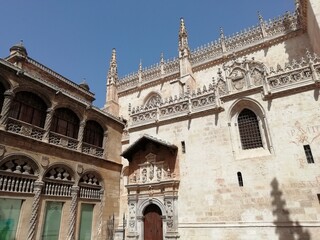 Fototapeta na wymiar the facade of the cathedral de mallorca country