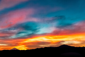 Fototapeta premium Sunset over Mt. Fuji