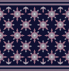 Ethnic fabric texture pattern Abstract Geometric Vector oriental illustration retro embroidery repeating 