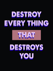 Fototapeta premium Quote typography t-shirt design