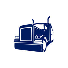 semi trailer truck logo
