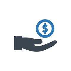 Donation funding icon