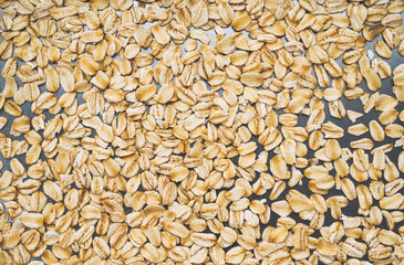 Oat on backdrop stainless texture background