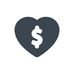 Charity donation icon