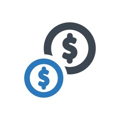 Financial dollar icon