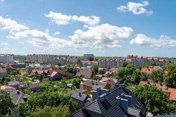 Obraz premium Zelenogradsk, Russia June 2021 Magnificent urban landscape.