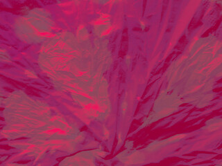 Dirty Splatter. Tie Dye Fabric. Red Washed Print.