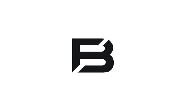 FB and BF or F and B Abstract Letter Mark Logo Template for Business