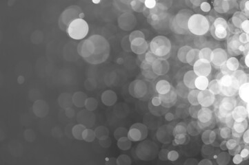 Abstract background concept. Black and white photograph. of bokeh lens blur. for background