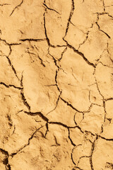 Dried cracked earth soil ground texture background