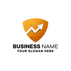 Business Chart Gradient Logo