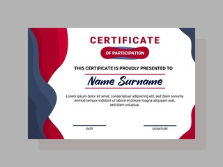 Elegant certificate template design