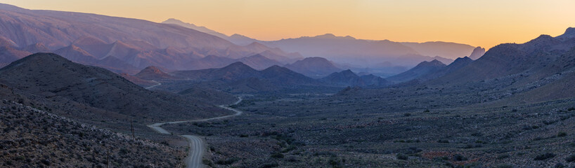 Scenic view of the remote foothills of the Swartberg Mountains near Prince Albert. Great Karoo. Western Cape. South Africa