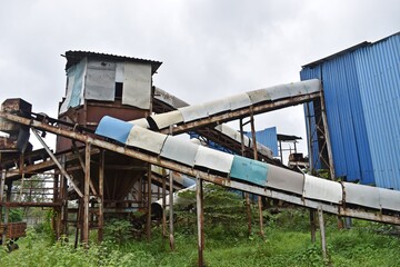 Abandoned stone crusher plant in mumbai india