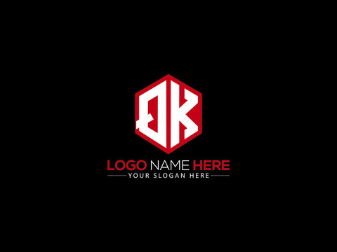 Letter QK Logo, creative qk logo icon vector for your brand