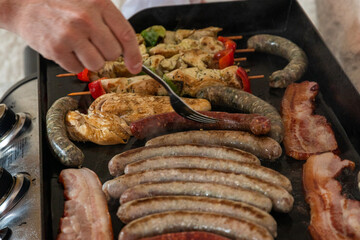 Grillades sur la plancha