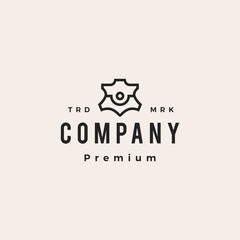 leather people team family community hipster vintage logo vector icon illustration