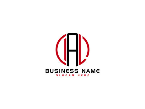 Letter IAL Logo Iocn Vector Image For Business