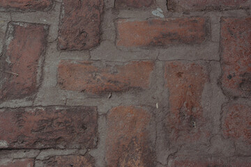 old brown brick wall texture background 