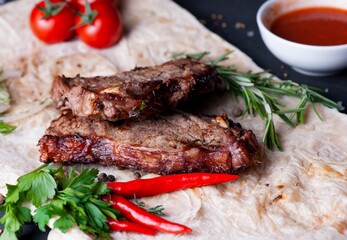 grilled mutton