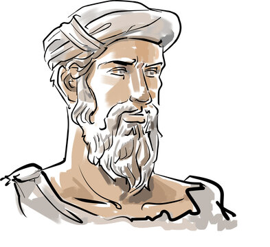 古代ギリシャの哲学者-数学者ピタゴラス