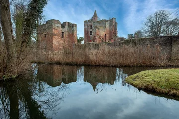 Foto op Plexiglas Ruin of Brederode Castle in Santpoort, Noord-Holland Province, The Netherlands © Holland-PhotostockNL