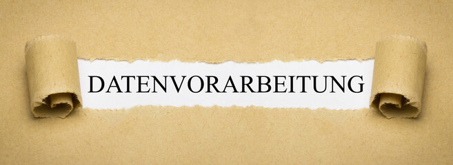 Datenvorarbeitung