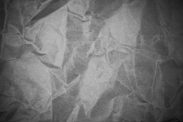 Crumpled gray paper texture.