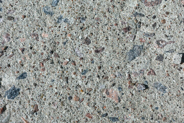 texture, concrete interspersed with small stones