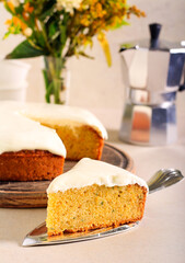 Zucchini and carrot cake