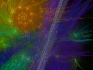 Fototapeta premium Imaginatory fractal background generated Image