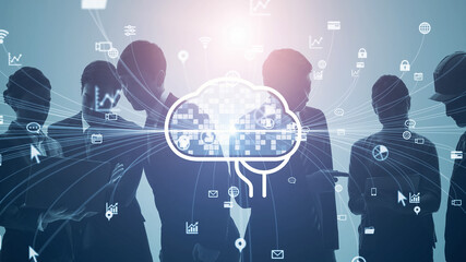AI・人工知能　ビジネスネットワーク 