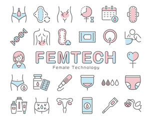 フェムテック　アイコンセット
