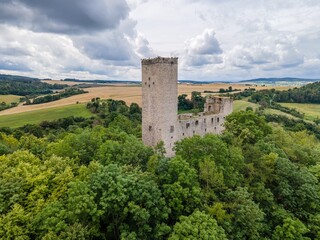 Burg Ehrenstein, a historical castle ruin located in Thuringia, Germany, stands as a testament to...