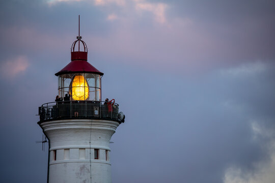 Lyngvig Fyr at night  (denmark)