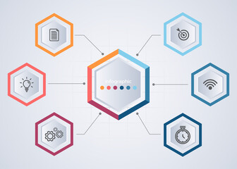 infographic template have step or option.vector illustration style design for business,class or shop online,presentation,element.