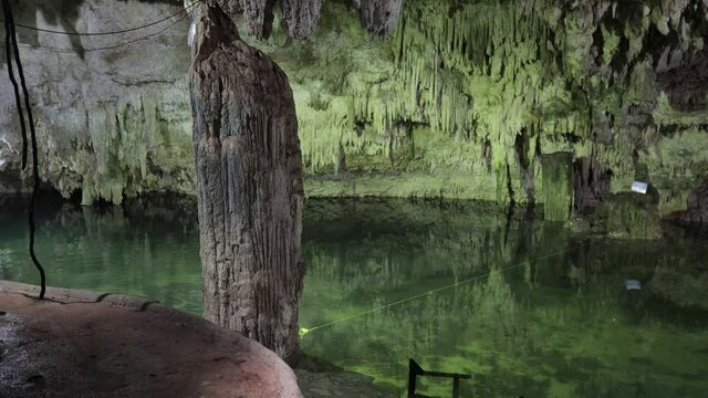 Beautiful cenote Choo-Ha in a cave, Mexico