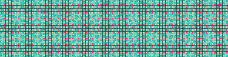 Abstract Geometric Pattern generative computational art illustration