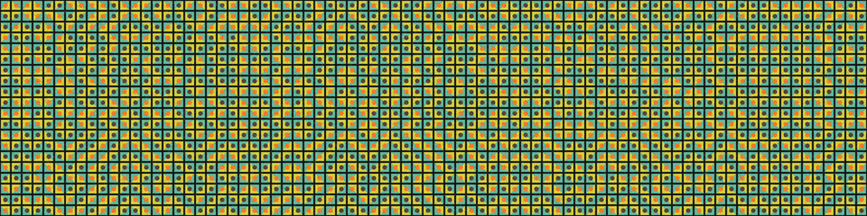 Abstract Geometric Pattern generative computational art illustration