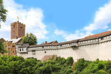 Fototapeta na wymiar Wartburg Castle of Eisenach, Thuringia - Germany