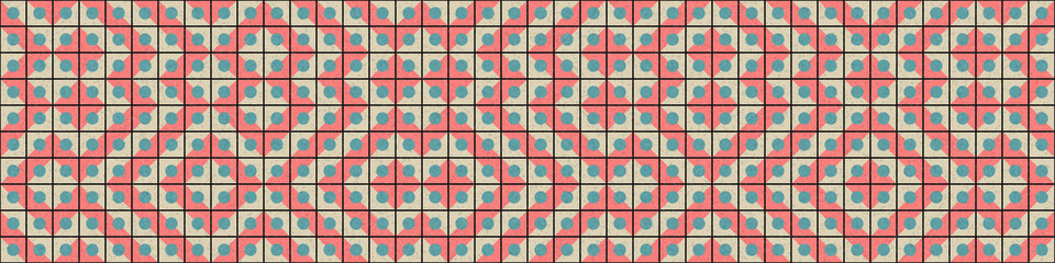 Abstract Geometric Pattern generative computational art illustration