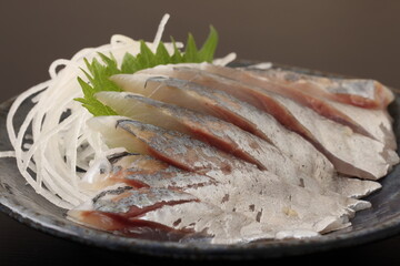 鳥取県産・あじの刺身