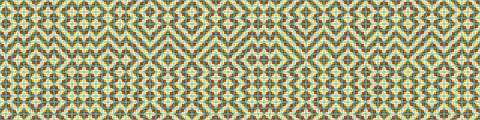 Abstract Geometric Pattern generative computational art illustration