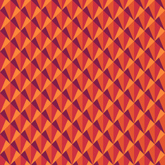 Seamless pattern. Triangles ornament. Tiles backdrop. Triangular shapes wallpaper. Geometric background. Ethic motif. Digital paper. Geometrical web designing. Mosaic textile print. Vector art work.