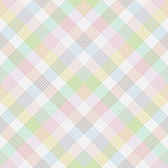 Rainbow Pastel Chevron Plaid Tartan textured Seamless Pattern Design